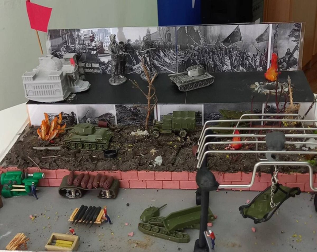 Школьники показали подвиг Танкограда в диораме о Челябинске - Вечерний Челябинск, 07.05.2026