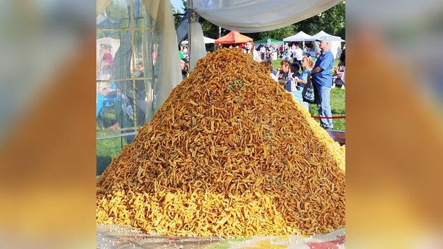 В Озерске на этнофестивале «ЗАМАН» приготовили чак-чак весом 280 кг - Телекомпания ОТВ. Челябинское областное телевидение, 13.07.2025