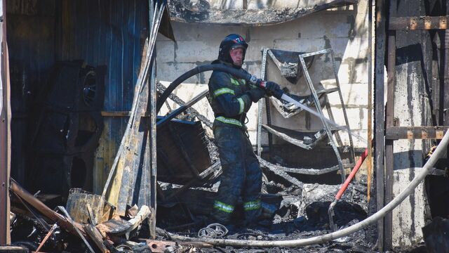 Торовый павильон сгорел при пожаре в Ростовской области - RostovGazeta, 25.10.2025