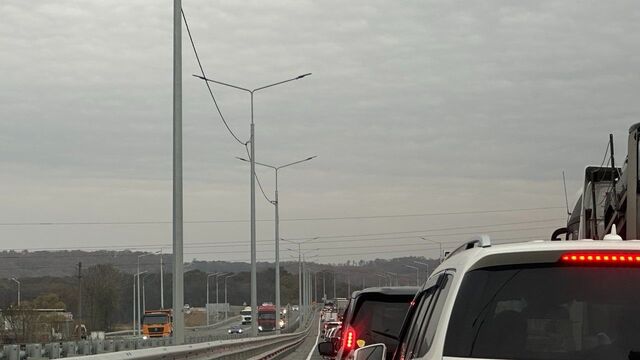 Машины всё прибывают: ажиотаж охватил популярное место Владивостока — видео - Восток-Медиа, 09.11.2025