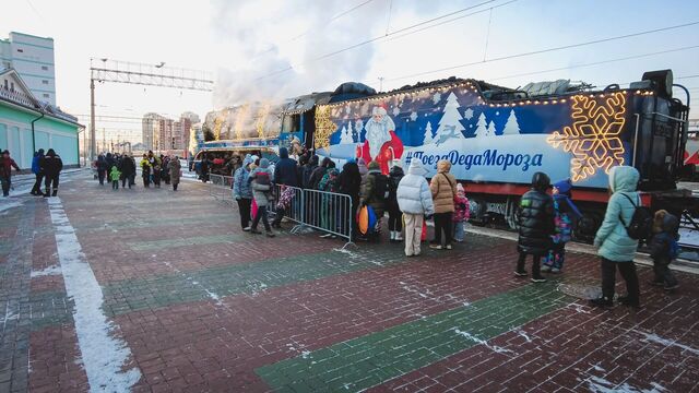 Поезд Деда Мороза ждут в Уфе - Новости Уфы и Башкирии - Медиакорсеть, 14.11.2025