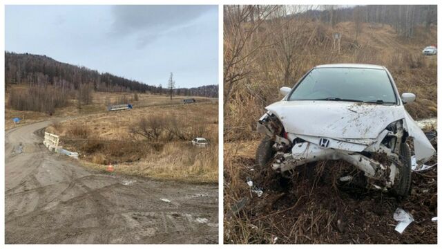 На Алтае 59-летняя автомобилистка при спуске с перевала угодила в кювет - ИА Амител, 29.10.2024