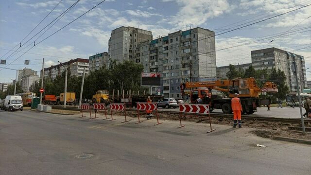 Водители пока привыкают. Как разбирают трамвайные пути на пересечении Попова и Балтийской - ИА Амител, 01.07.2025