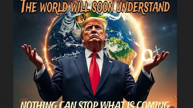 Трамп выложил загадочную картинку с надписью о невозможности остановить грядущее - ИА Амител, 31.08.2025