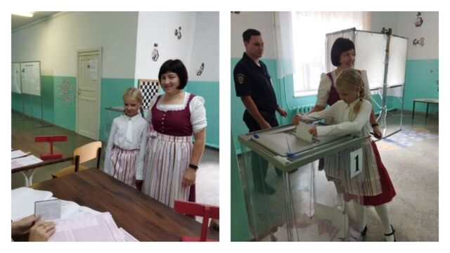 Избиратели Немецкого района Алтайского края голосовали в национальных костюмах - ИА Амител, 14.09.2025