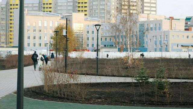 В Барнауле завершили первый этап благоустройства будущего парка 300-летия города. Фото - ИА Амител, 03.11.2025