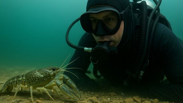 Переносчики чумы. Чем опасны мраморные раки, появившиеся в водоемах Крыма? Переносчики чумы. Чем опасны мраморные раки, появившиеся в водоемах Крыма? - ИА Амител, 13.11.2025