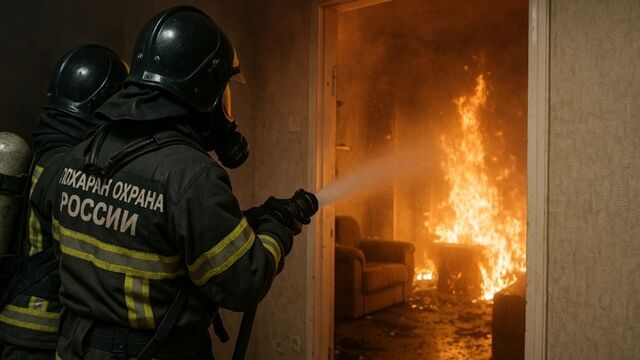 Из горящей многоэтажки на Алтае вывели около полусотни человек - ИА Амител, 10.03.2026