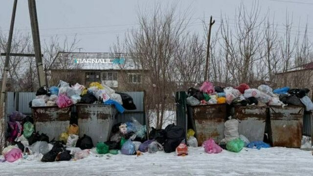 Жители Шипуново жалуются на горы мусора, которые не вывозят больше месяца - ИА Амител, 15.03.2026