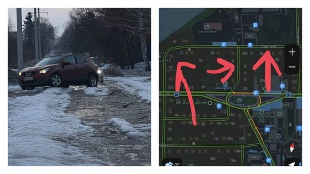 Жительница Бийска пожаловалась на подъезд к детскому саду, превратившийся в ледяное месиво - ИА Амител, 24.03.2026