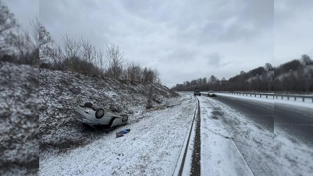 На Алтае после аварии с переворотом водителя легковушки доставили в больницу - ИА Амител, 20.04.2026