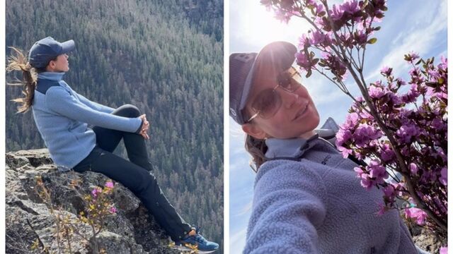 Юлия Барановская вернулась на Алтай ради фото на фоне заснеженных гор - ИА Амител, 10.05.2026