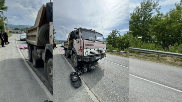 Водитель скутера погиб после столкновения с грузовиком в Горно-Алтайске - ИА Амител, 25.06.2026