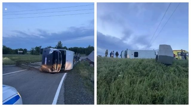 На трассе в Алтайском крае опрокинулся автобус Барнаул — Яровое с пассажирами - ИА Амител, 04.07.2026