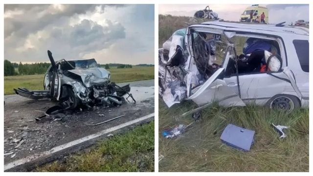 Автомобили всмятку. Жуткое ДТП унесло жизни двух взрослых и ребенка в Алтайском крае - ИА Амител, 26.07.2026