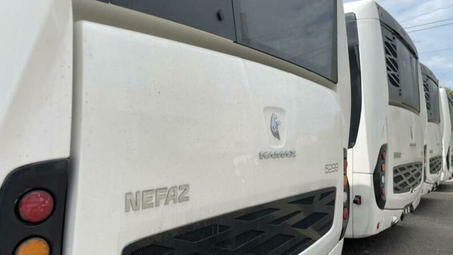 В Барнаул доставили еще девять новых автобусов НефАЗ - ИА Амител, 12.08.2026