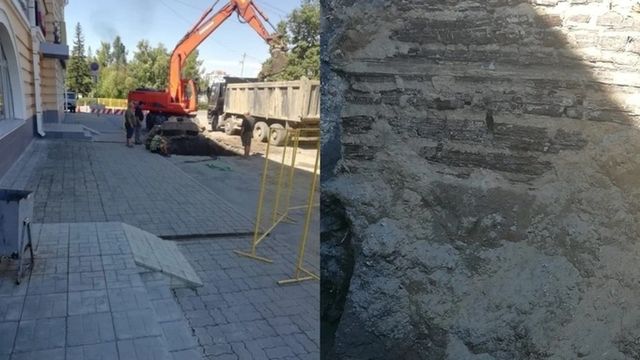 В Барнауле под Демидовской площадью обнаружили срубы XVIII века - ИА Амител, 12.08.2026