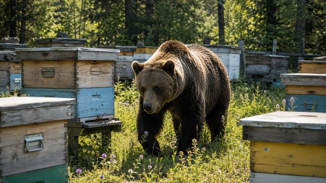 В Заринском районе медведь разорил пасеку неподалеку от двух сел - ИА Амител, 02.09.2026