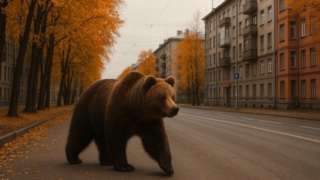 Хищник вышел к людям. В селе под Барнаулом заметили медведя Хищник вышел к людям. В селе под Барнаулом заметили медведя - ИА Амител, 14.10.2026