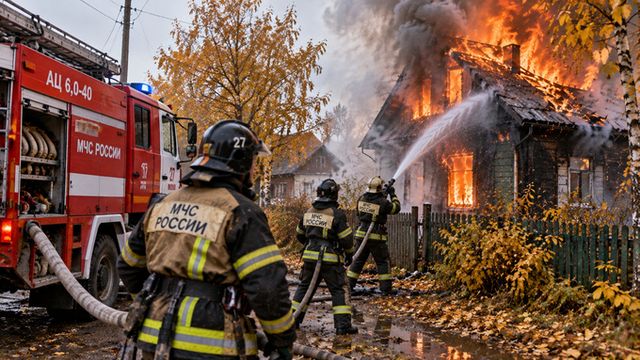Крупный ночной пожар в барнаульской Власихе тушили более 30 человек Крупный ночной пожар в барнаульской Власихе тушили более 30 человек - ИА Амител, 23.10.2026