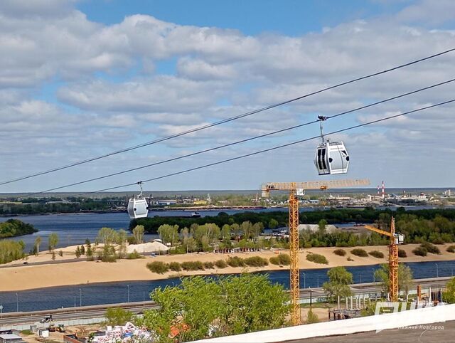Нижегородская канатка временно не работает из-за непогоды - НИА Нижний Новгород, 14.06.2025