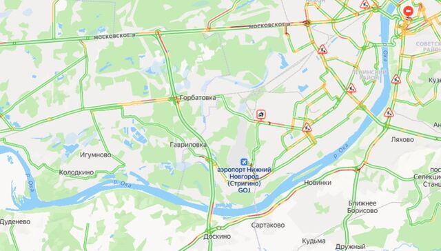 Огромные пробки внезапно образовались в Нижнем Новгороде 16 сентября - НИА Нижний Новгород, 16.09.2025