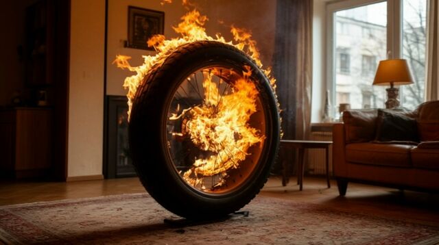 Жилая десятиэтажка вспыхнула в Воронеже из-за моноколеса - МОЁ! Online. Все новости Воронежа, 05.04.2026