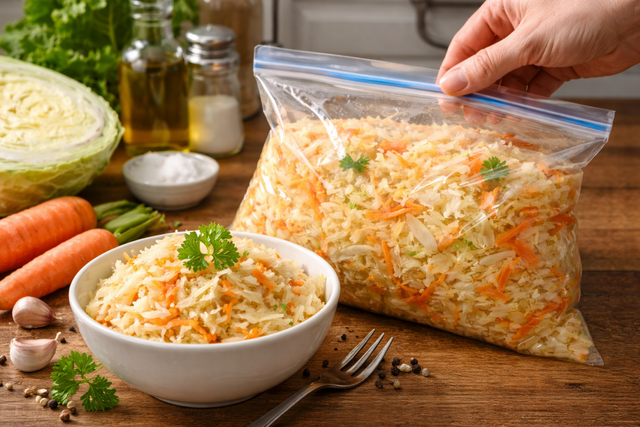 Капусту больше не квашу - пихаю в пакет, и хрущу закуской уже через 2 дня: без гнета и вони - UssurMedia: Лента новостей, 19.04.2026