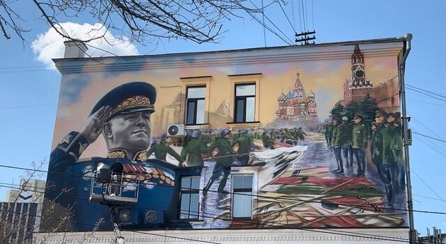 В Хабаровске ко Дню Победы появится новый мурал - AmurMedia: Лента новостей, 05.05.2026