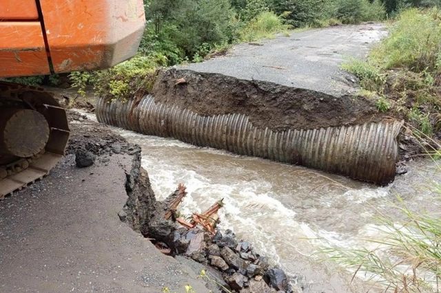 Новый размыв произошел на дороге "Сидима – Золотой - Сукпай" в Хабаровском крае - AmurMedia: Лента новостей, 20.08.2026
