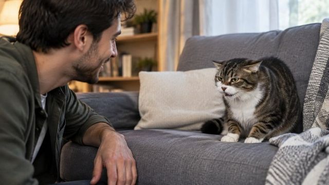 Кошка вдруг возненавидела гостя — причина может быть совсем не в человеке: что заметил питомец Кошка вдруг возненавидела гостя — причина может быть совсем не в человеке: что заметил питомец - NakhodkaMedia: Лента новостей, 16.09.2026
