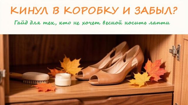 Капризная замша и нежная кожа: как с приходом осени усыпить в шкафу летнюю обувь Капризная замша и нежная кожа: как с приходом осени усыпить в шкафу летнюю обувь - KrasnodarMedia, 17.10.2026