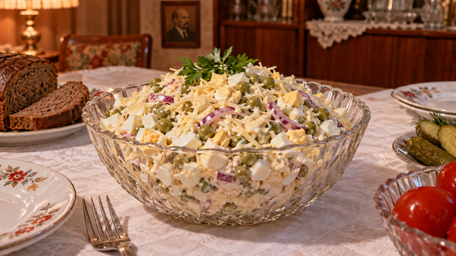 Без колбасы и мазика, но вкус как в СССР: салат "Чайка" готовили из того, что было - а любили больше "Оливье" Без колбасы и мазика, но вкус как в СССР: салат "Чайка" готовили из того, что было - а любили больше "Оливье" - UssurMedia: Лента новостей, 31.10.2026