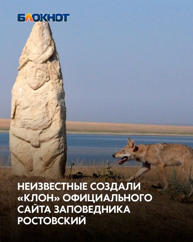 Неизвестные создали сайт-дублер официального портала заповедника «Ростовский». - Блокнот Волгодонск (Новости Волгодонска), 29.07.2026