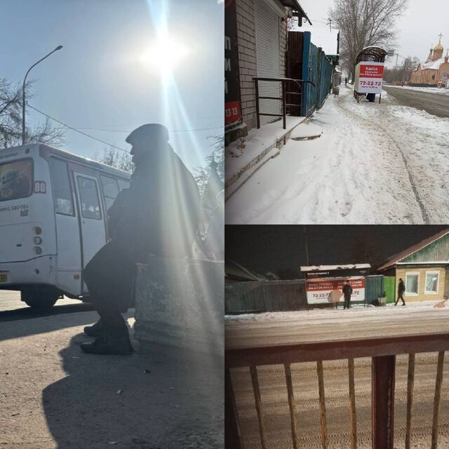 На Аллее Ветеранов в Барнауле наконец-то смонтировали остановку. - Барнаул №1, 10.11.2025