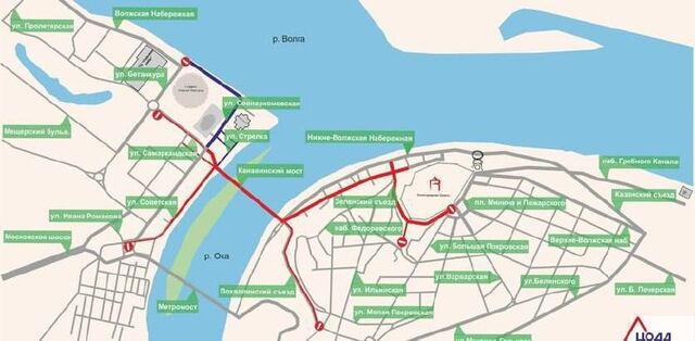 Сегодня в Нижнем будет не проехать — из-за Пасхального крестного хода перекроют Канавинский мост и часть центра. - ЧП Нижний Новгород и Нижегородская область, 12.04.2026