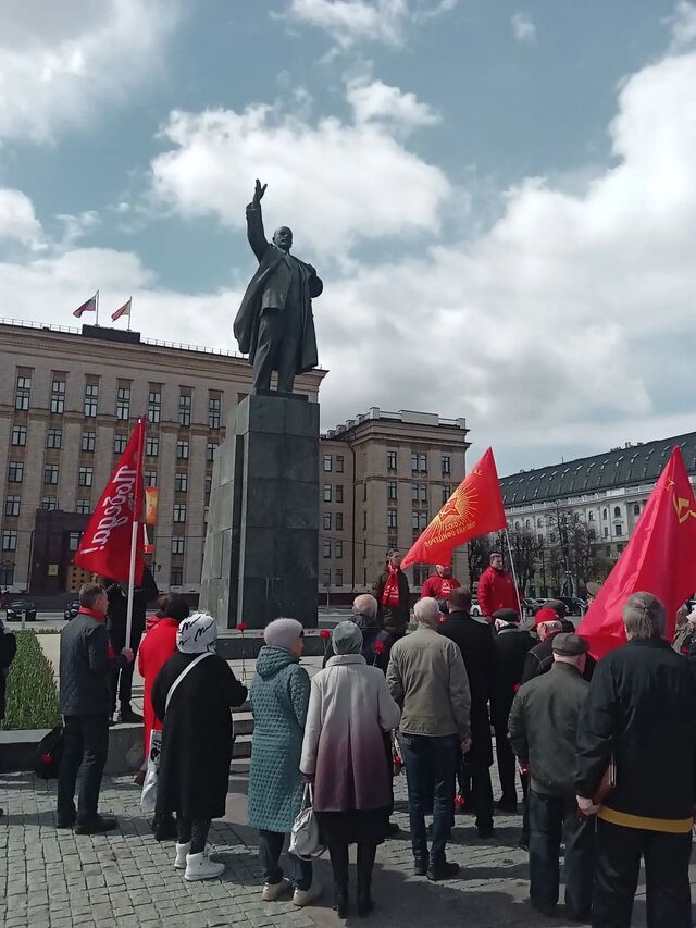 На площади Ленина сегодня было так! - МОЁ! Online. Все новости Воронежа, 22.04.2026