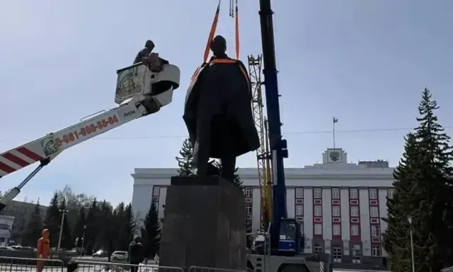В Барнауле завершается ремонт памятника В. И. Ленину - Вечерний Барнаул, 18.04.2026