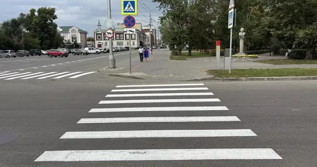 В Барнауле нанесли более 80% запланированной дорожной разметки - Вечерний Барнаул, 29.08.2026