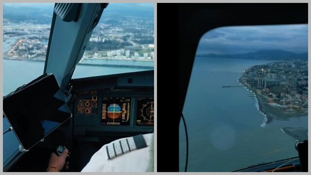 Горы и море под крылом: кадры посадки самолета в Сочи глазами пилота - Sochi24.tv – сочинский городской интернет-портал, 17.03.2026