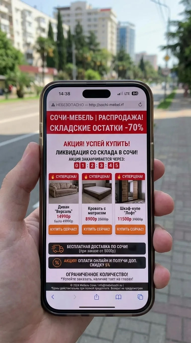 Заказ мебели обернулся потерей 43 тысяч рублей для жительницы Сочи - Sochi24.tv – сочинский городской интернет-портал, 19.10.2026