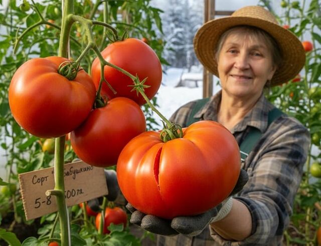 На рассаду — обязательно: 1 сорт томата, который выдаёт не плоды, а "томатные бифштексы" по 500 г - Пруфы.рф , 02.11.2025